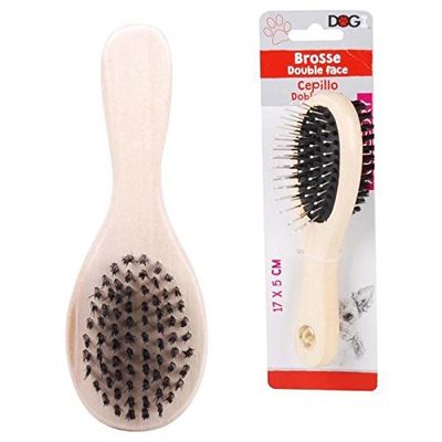 Brosse à double face pour animaux