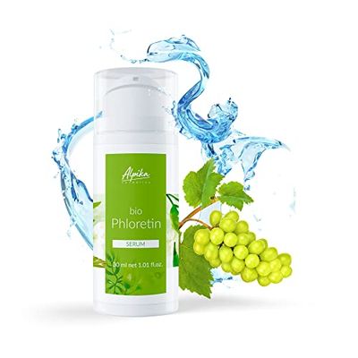 Skin Siero Bio Phloretin – Siero viso biologico con ingredienti naturali al 99%, crema anti-invecchiamento per il viso, cura della pelle contro le rughe, siero antiossidante per tutti i tipi di 30 ml