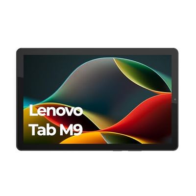 Lenovo Tab M9 - Tableta táctil de 9 Pulgadas HD (MediaTek Helio G80, 8 Corazones, 4 GB de RAM, 64 GB eMMC, Android 12, WiFi+Bluetooth) Funda Transparente - Gris