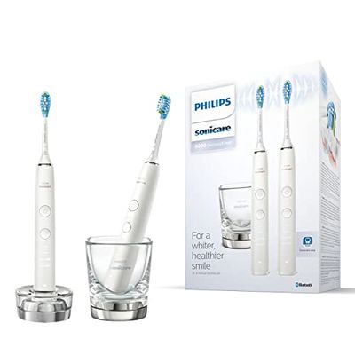 Philips Sonicare – Lot de 2 Brosses à dents électriques soniques connectées, Blanc