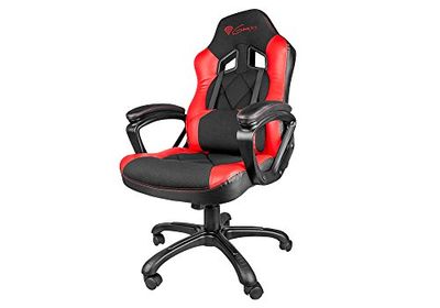 Genesis SX33 Gamingstoel, zwart en rood, eenheidsmaat