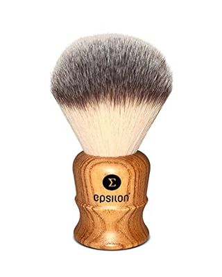 Epsilon Pennello da Barba Sintetico in Legno, 26/54 mm, Unico, Standard