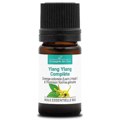 YLANG YLANG COMPLETO BIO - 5mL - Olio Essenziale di Qualità Premium - 100% Puro, Naturale, Garantito ChromaCert® - Chemiotipizzato & Integrale