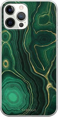 ERT GROUP mobiel telefoonhoesje voor Apple Iphone 12 PRO MAX origineel en officieel erkend Babaco patroon Marble 001 optimaal aangepast aan de vorm van de mobiele telefoon, hoesje is gemaakt van TPU