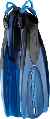 CRESSI Maui Long Fins - Pinne Lunghe Regolabili destinate al Nuoto e Allo Snorkeling, Blu/Azzurro, S/M (38/41), Unisex Adulti