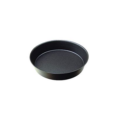 Gobel 223705 Moule à Manqué Rond Uni Bordé Anti-Adhérent Ø 14 cm, Noir