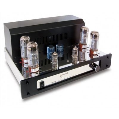 Dynavox VR-80E Amplificador de válvulas mono, preto e cromado (importado)