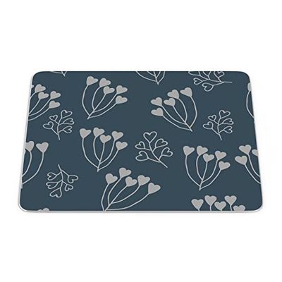Questo Casa, Tappetino per mouse con stampa digitale, antiscivolo, per ufficio e casa, dimensioni: 22 x 18 cm