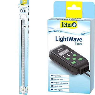 Tetra Lightwave Set 720, Illuminazione a LED per Acquari con Adattatori e Spina di Alimentazione, Lampada per Acquari ad Alta Efficienza Energetica e Lunga Durata