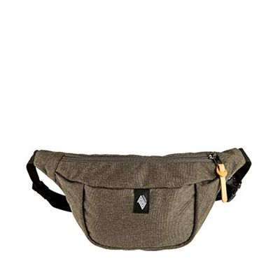 Hip Bag, Stylische Brusttasche, Gürteltasche mit 2 Fächern, Travel Pack, Heritage Umhängtasche, Festival Hüfttasche, Bauchtasche, 25 x 14 x 8cm, Burnt Olive