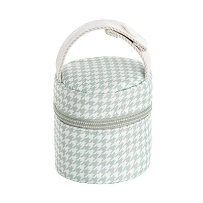 Cambrass - Fopspeen houder of tas voor het opbergen van de fopspeen windsord mint 8,5 x 8,5 x 11 cm