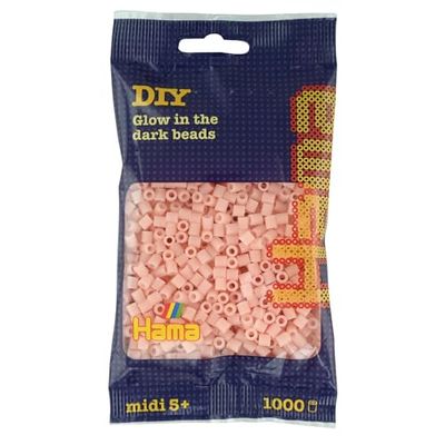 Hama 207-56 - Perle, 1000 Pezzi, Colore: Rosa