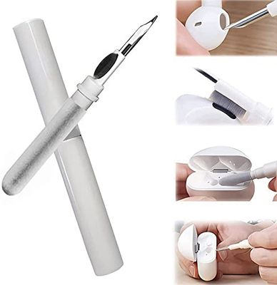 Kit Pulizia Airpods, Multifunzione Penna per La Pulizia,Kit 3 in 1 per Pulizia Airpods,Airpods Pro Accessori Per Pulire Gli Auricolari Bluetooth，Airpods Cleaning Kit，per Una Pulizia Profonda