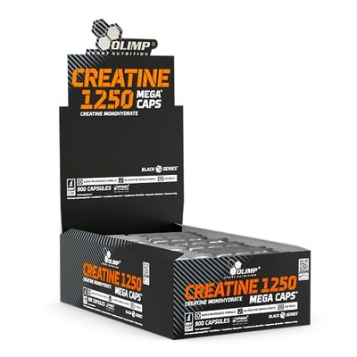 Olimp Sport Nutrition - Creatina 1250 Monohydrate Mega Caps (900 capsulas) 30x30 Blisters