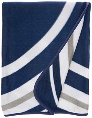 Tottenham Hotspur FC Spurs - Manta de Forro Polar de Lujo, 125 x 150 cm, Color Azul Marino