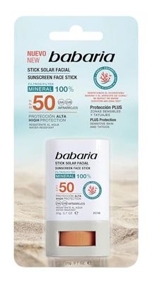 Babaria Unisex BABARIA SUNSCREEN STICK SPF50 20GR, Black, Only UK