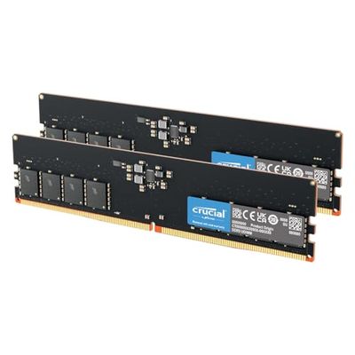 Crucial RAM DDR5 64Go Kit (2x32Go) 4800MHz, PC Mémoire RAM, Memoire Haute Performance, CL40 - CT2K32G48C40U5