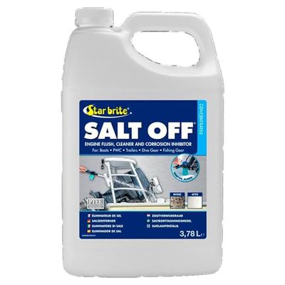 STAR BRITE Salt Off Concentrate | Éliminateur de sel | Rinçage Moteur, nettoyant et inhibiteur de Corrosion