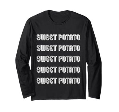 Mangia patate dolci Maglia a Manica