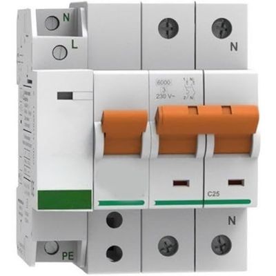 MeshUmi IGA 2P 40 A C 10 KA Protection de surtension permanente selon la norme EN-50550 et transmetteur 5-15 KA 275 V