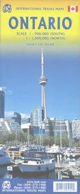 Ontario: ITM Travel Reference Map 1:900000