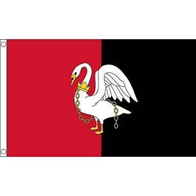 AZ Flag Buckinghamshire County Flag 90 x 60 cm - County of Bucks. - England 60 x 90 cm - flaggor