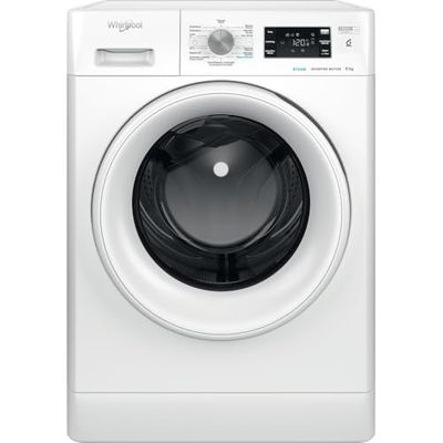 Whirlpool FFB 8258 WV SP Lavadora carga frontal libre instalación, 8 kg, 1200 rpm, Blanco