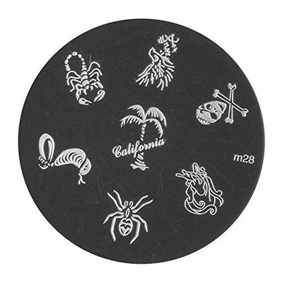Ilovemynails Ilmn Dec.Stamping Plate M28 30 g