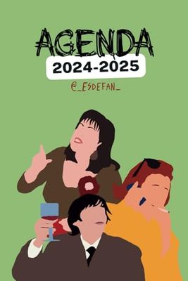 AGENDA ESCOLAR 24-25 (VERDE). Agenda con ilustraciones para los más fanáticos. ¡VUELTA A LA RUTINA CON DIVERSIÓN! (AGENDAS ESCOLARES 24/25 - ANHQSeOrganice)