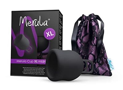 Merula Cup XL Meia-noite (preto) - A copa menstrual para os dias mais fortes