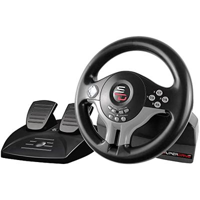 Zestaw Volant + Pédalier Subsonic kompatybilny Superdrive Driving Wheel SV200