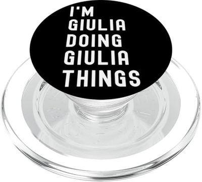 Soy Giulia Haciendo Cosas de Giulia PopSockets PopGrip para MagSafe