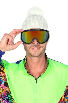 WILBERS & WILBERS Lunettes de ski, Unisex Adult, Noir