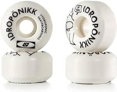 Centrano Unisex – vuxna hydroponic skateboard hjul, Weiss, 55 mm