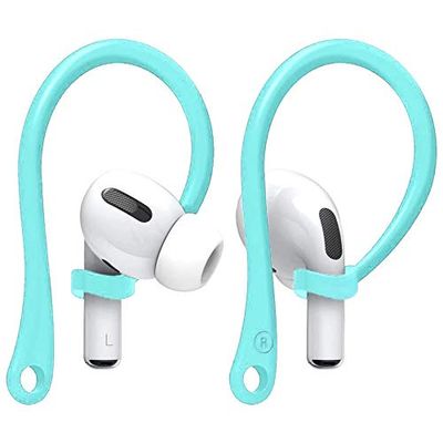 StyleDesign, Oorbeugel EarHooks - compatibel met Apple AirPods Pro & AirPods 2, 1 oorhouder - perfect voor sport en outdooractiviteiten, turquoise