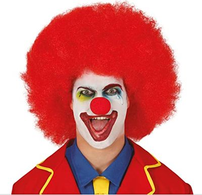 Perruque Afro Maxi Couleurs Rouge