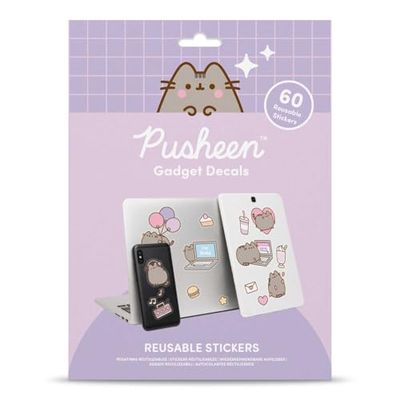Grupo Erik - Gadget Decals Pusheen | Lot de 60 Autocollants | Stickers pour Ordinateur Portable, Smartphone, Tablette, Console