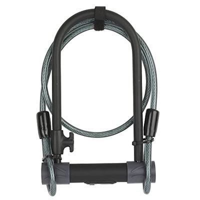 Yale YUL2C/13/230/1 Zapięcie Rowerowe, U Lock, 230 mm, Dwupunktowy Rygiel, 4 Klucze w tym 1 z Podświetleniem, Wysoki Poziom Bezpieczeństwa