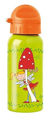 SIGIKID Florentine roestvrijstalen drinkfles, lekvrij, BPA-vrij, robuust, licht, met draaisluiting demonteerbaar, goed te reinigen, voor kinderen van 3 tot 8 jaar, artikelnummer 25287,