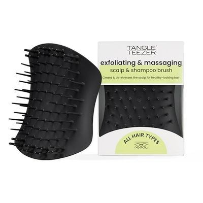 Tangle Teezer - Exfoliator en massager voor de hoofdhuid - Onyx Black