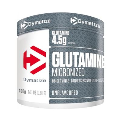 Dymatize Glutamine Micronized Unflavoured Powder 400g - Aminoácidos - glutamina