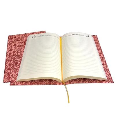 Eeuwige planner, formaat 15 x 21 cm, omslag van papier, wasbaar, 100 g/m², gelinieerde vellen, cover met elegante en geraffineerde decoratie, voor werk of studie, Made in Italy.