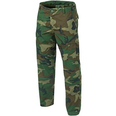 Mil-Tec Woodland Pantalón, Large para Hombre