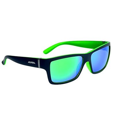 ALPINA Kacey Óculos de sol, unissexo para adultos, preto - verde mate, one Size