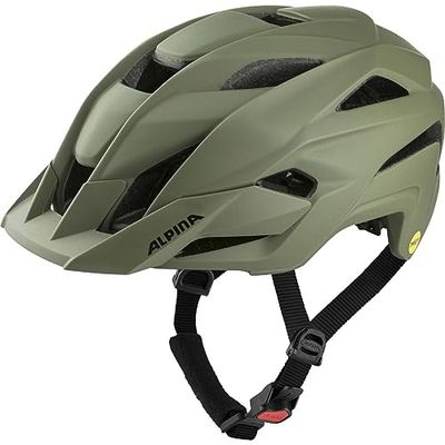 ALPINA Unisex - Adulti, STAN MIPS casco da ciclismo, olive matt, 51-55 cm