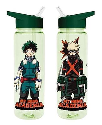 My Hero Academia waterfles (Rivals Design) doorzichtige plastic waterfles 540ml - officiële koopwaar, Durchsichtig