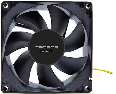 Tacens Anima AF8, Ventilador para PC 8cm, 12v, 14dB, 7 Aspas, 1800 RPM, Negro