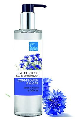 Bleu & Marine Bretania - Limpiador Facial Agua Micelar, Desmaquillante Rostro/Ojos/Labios, Antienvejecimiento, Reafirmante, Piel Sensible, Antiinflamatorio, 500 ml (1 Paquete)