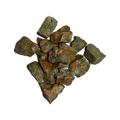 VIE Small Raw Rough Cut Crystal, 2-4cm, Unakite