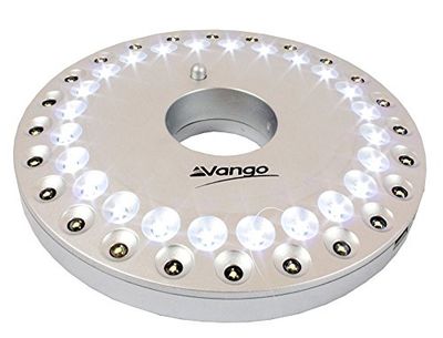 Vango Light Disc - 48 LED Camping Light Disc - Silver